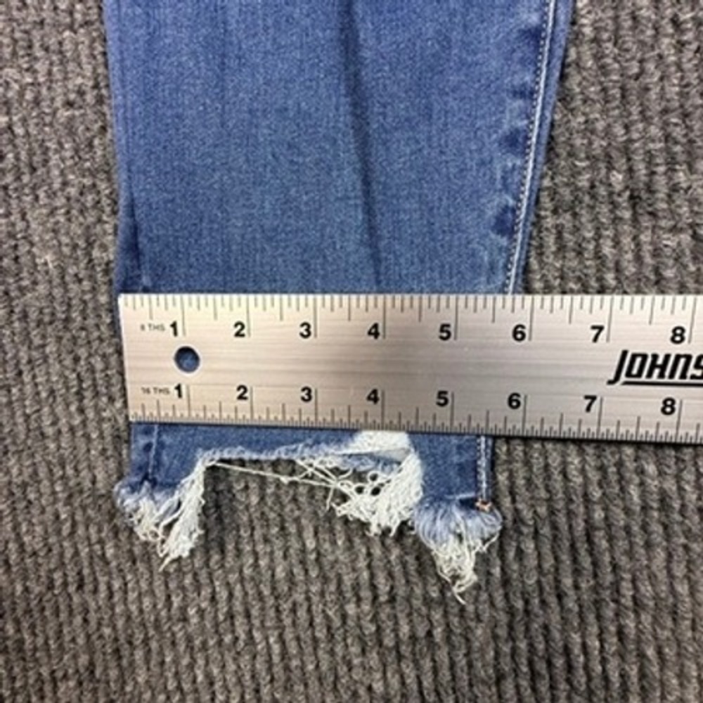 American Eagle Next Level Stretch Curvy High-Rise Jegging Ripped Jeans Size 18R - Picture 8 of 15